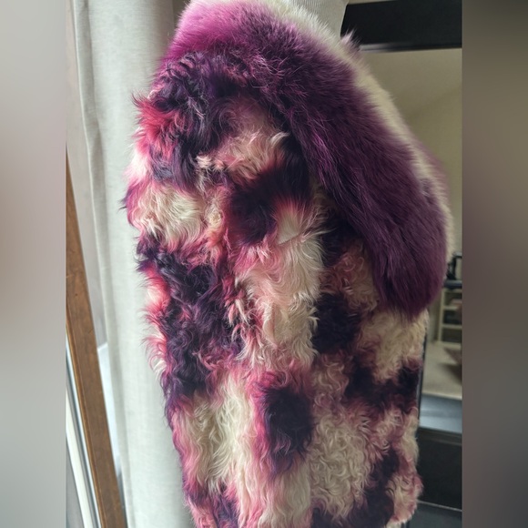 🍇 😍Dreamy Mongolian Wool & Fox Fur Jacket 😍🍇 - Picture 5 of 11